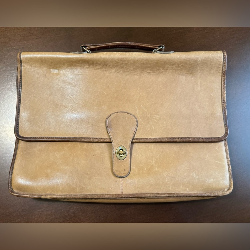 Authentic Vintage Coach Shoulder Portfolio